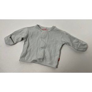 Baby Sweater Coat Top White Magnificent Baby Unisex Magnetic 3M 3 Months